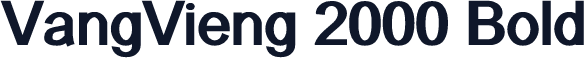 VangVieng 2000 Bold