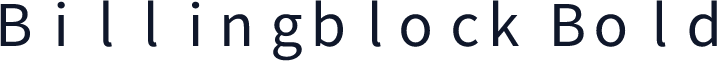 Billingblock Bold