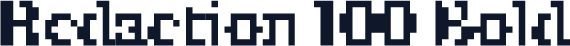 Redaction 100 Bold