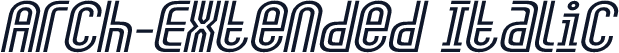 Arch-Extended Italic