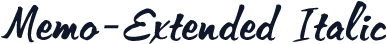 Memo-Extended Italic