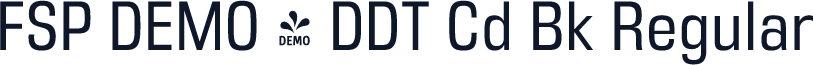 FSP DEMO - DDT Cd Bk Regular