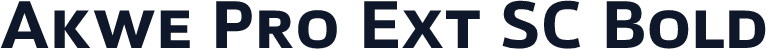Akwe Pro Ext SC Bold