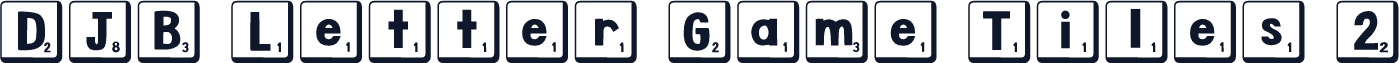 DJB Letter Game Tiles 2