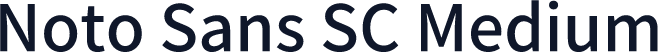 Noto Sans SC Medium