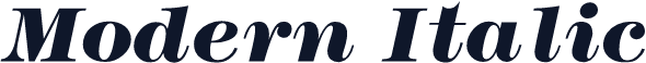 Modern Italic