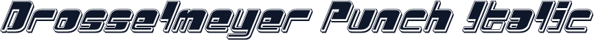 Drosselmeyer Punch Italic