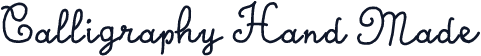 Calligraphy Hand Made