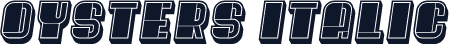Oysters Italic