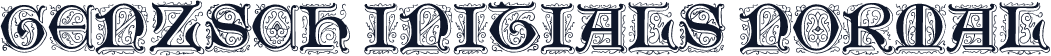 Genzsch Initials Normal