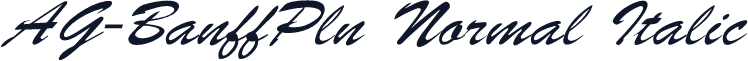 AG-BanffPln Normal Italic