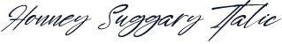 Honney Suggary Italic