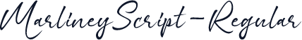 MarlineyScript-Regular