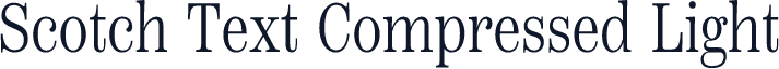 Scotch Text Compressed Light