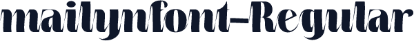 mailynfont-Regular