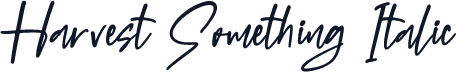 Harvest Something Italic