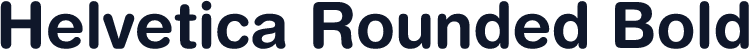 Helvetica Rounded Bold