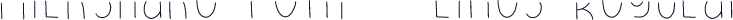 Milkshake Font - Lines Regular