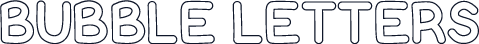 Bubble Letters