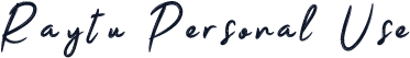 Raytu Personal Use