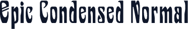 Epic Condensed Normal