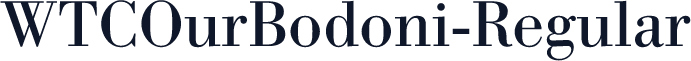 WTCOurBodoni-Regular
