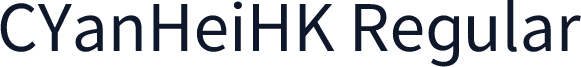 CYanHeiHK Regular