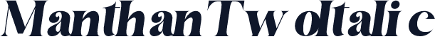 ManthanTwoItalic