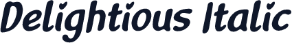 Delightious Italic