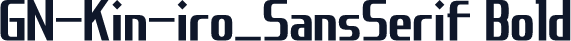 GN-Kin-iro_SansSerif Bold