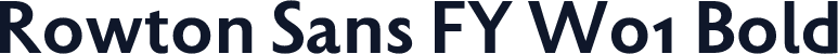 Rowton Sans FY W01 Bold