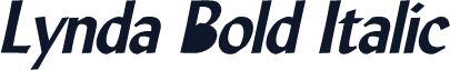 Lynda Bold Italic