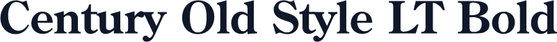 Century Old Style LT Bold