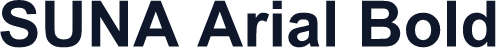 SUNA Arial Bold