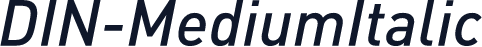 DIN-MediumItalic
