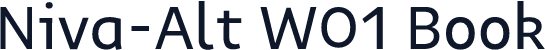 Niva-Alt W01 Book