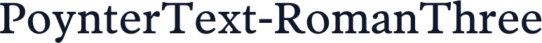 PoynterText-RomanThree