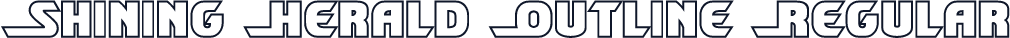 Shining Herald Outline Regular
