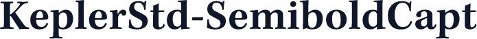 KeplerStd-SemiboldCapt