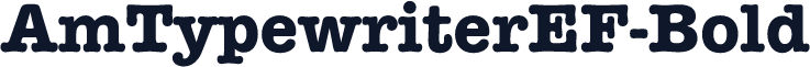 AmTypewriterEF-Bold