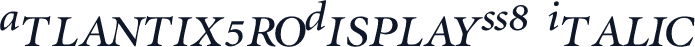 AtlantixProDisplaySSK Italic