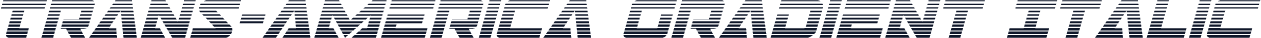 Trans-America Gradient Italic