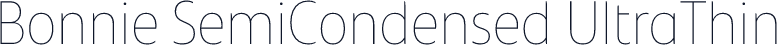 Bonnie SemiCondensed UltraThin