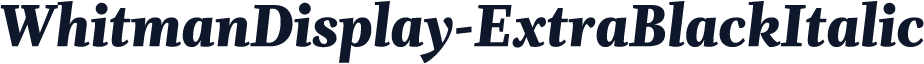 WhitmanDisplay-ExtraBlackItalic