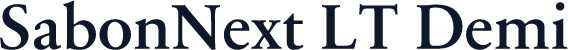 SabonNext LT Demi