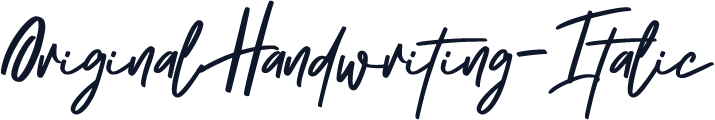 OriginalHandwriting-Italic