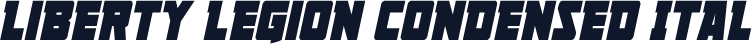Liberty Legion Condensed Ital