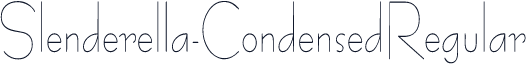 Slenderella-CondensedRegular