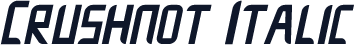 Crushnot Italic