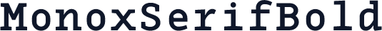 MonoxSerifBold